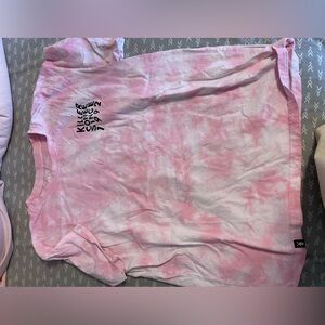 Dutch Bros Pink Tie-Dye Short Sleeve Tee